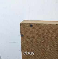 Vintage Clear Acrylic Wood Framed Hardboard Wall Store Display Storage Case