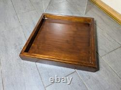 Vintage Clear Acrylic Wood Store Counter Display Case Showcase Shadow Box F38