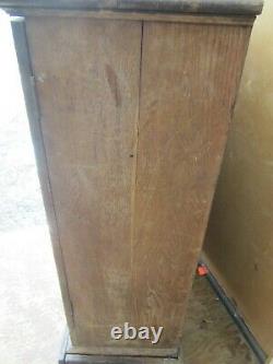 Vintage Cleveland Twist Drill Co Wood Cabinet Cleveland Ohio Store Display