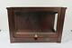 Vintage Countertop Store Display Case Cabinet Antique Country Hardware Mahogany