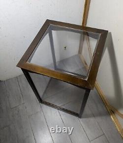 Vintage Country Store Countertop Display Case Showcase Wood & Acrylic
