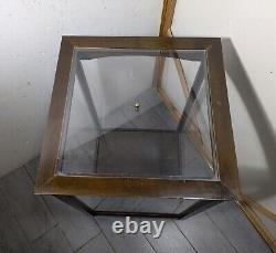 Vintage Country Store Countertop Display Case Showcase Wood & Acrylic