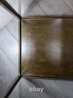 Vintage Country Store Countertop Display Case Showcase Wood & Acrylic