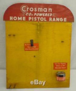 Vintage Crosman 116 C02 Powered Air Pistol & Home Range Display Storage Case