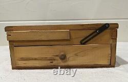 Vintage Esterbrook General Store Fountain Pen Nib Wooden Display Case + Tips
