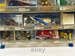 Vintage Ge Auto Lamp Bulbs Store Display Case / Cabinet