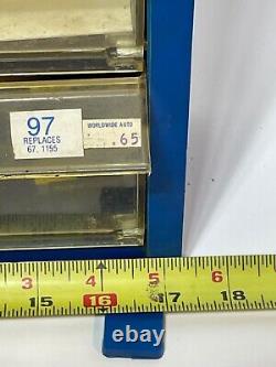 Vintage Ge Auto Lamp Bulbs Store Display Case / Cabinet