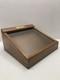 Vintage General Store Wood Countertop Display Case 11.5x12.5x6.75 Glass Top