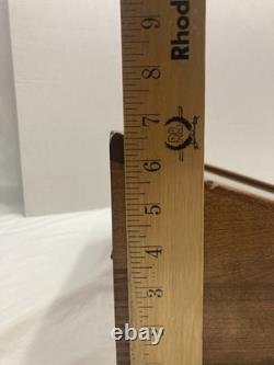 Vintage General Store Wood Countertop Display Case 11.5x12.5x6.75 Glass Top