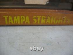 Vintage Hav-A-Tampa Cigar Wall hanging Wood & Glass Display Store Case advertisi