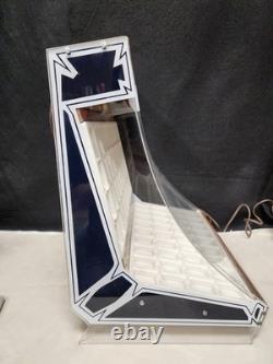 Vintage Jewelry Store Lighted Earring Jewelry Display Case