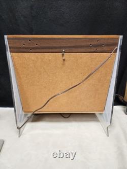 Vintage Jewelry Store Lighted Earring Jewelry Display Case