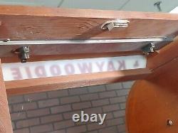 Vintage KAYWOODIE Pipe Tobacco Store Advertising Display Counter Top Case RARE