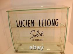 Vintage LUCIEN LELONG PERFUME 1930s ORIGINAL STORE DISPLAY GLASS CASE ART DECO