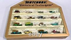 Vintage Matchbox MODELS OF YESTERYEAR 16 Cars in Store Showcase Display Case WOW