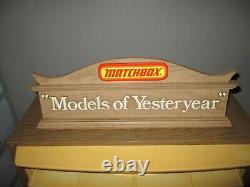 Vintage Matchbox- Models Of Yesteryear-1970's Toy Store Display Case-ad Sign-24