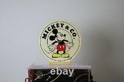 Vintage Mickey Disney pen dealer store counter display case writing instruments