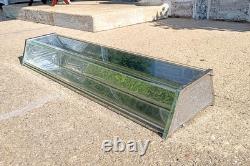 Vintage Mid Century Chrome Glass Countertop Jewelry Watch Store Display Case