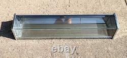 Vintage Mid Century Chrome Glass Countertop Jewelry Watch Store Display Case