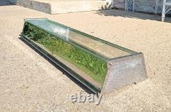 Vintage Mid Century Chrome Glass Countertop Jewelry Watch Store Display Case