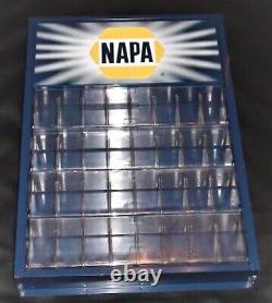 Vintage NAPA Tools Auto Parts Cabinet Metal Sign Mechanic Display / Storage Case