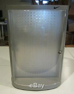 Vintage Nike Swivel Store Display Lock Case for Watches, Sunglasses, Accessories