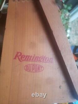 Vintage Original Remington Hi-Speed 22's Ammo Countertop Store Display Case