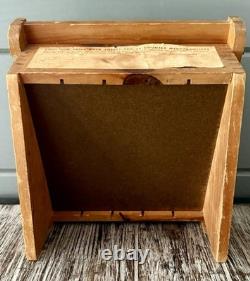 Vintage Peters High-Velocity 22's Ammo Store Display Case Wood withGlass Window