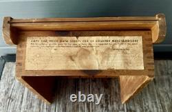 Vintage Peters High-Velocity 22's Ammo Store Display Case Wood withGlass Window