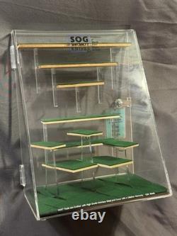 Vintage SOG Specialty Knives Advertising Knife Store Display Case with Lock & Key