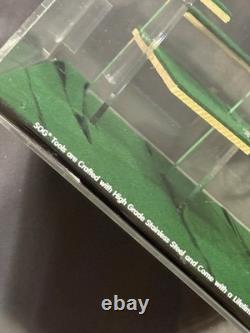 Vintage SOG Specialty Knives Advertising Knife Store Display Case with Lock & Key