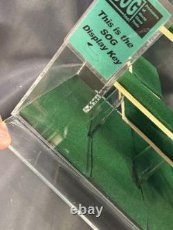 Vintage SOG Specialty Knives Advertising Knife Store Display Case with Lock & Key