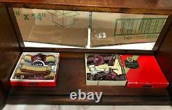 Vintage Store Countertop Display Case Paris Carters With Product Contents