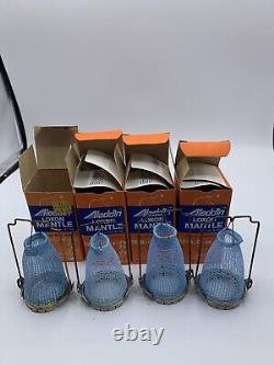 Vintage Store Display Box Of 12 Kerosene Lamp Aladdin Loxon Mantles
