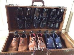 Vintage Style Faux Crocodile Luggage Shoe Case Suitcase Storage Window display