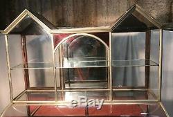 Vintage Twin Tower General / Country Store Showcase / Display Case