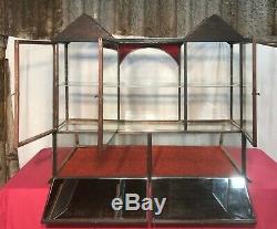 Vintage Twin Tower General / Country Store Showcase / Display Case