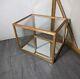 Vintage Wood Store Display Cabinet Box Case Countertop Showcase E62