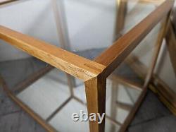 Vintage Wood Store Display Cabinet Box Case Countertop Showcase E62