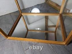 Vintage Wood Store Display Cabinet Box Case Countertop Showcase E62