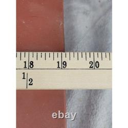 Vintage Wooden Hinged Storage Box Red Rustic Desk Organizer Display Case