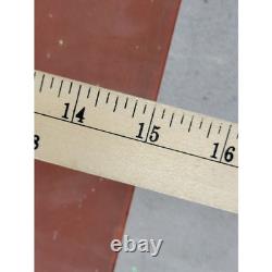 Vintage Wooden Hinged Storage Box Red Rustic Desk Organizer Display Case