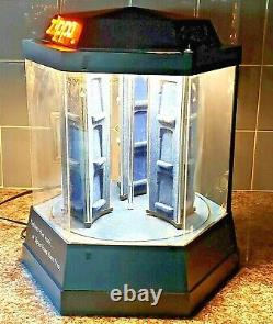 Vintage Zippo Lighter Counter Display Case Lights Up & Rotates Dealer Store RARE