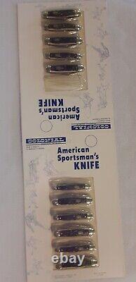 Vtg 1977 Store Display Colonial USA Sportsman's 2 Blade Folding Pocket Knife 11