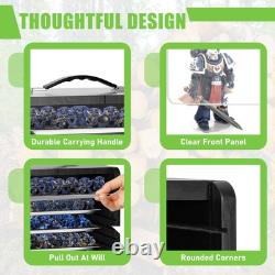 WELIDAY Miniature Storage Case for Collectibles Miniatures, Wooden Display Cases