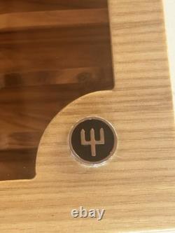 WÜSTHOF Wooden Knife Storage Display Case Glass Top