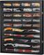 Wall-mounted Knife Display Case, Large-capacity 10-tier Folding Knife Display Ca