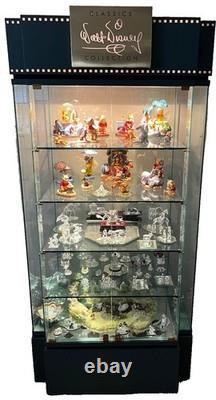 Walt Disney Classics Collection Illuminated Lockable Glass Display Case Drawer