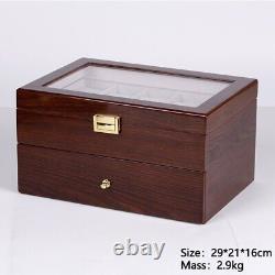 Watch Case Box Baking Paint 20 Slots Display Storage Watch Box Organizer Box