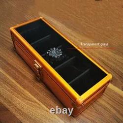 Watch Case Storage Aluminum Alloy Organizer Box Travel Gift Display Accessories